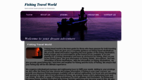 What Fishingtravelworld.com website looked like in 2012 (11 years ago)