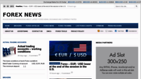 What Forexnewspk.com website looked like in 2012 (11 years ago)