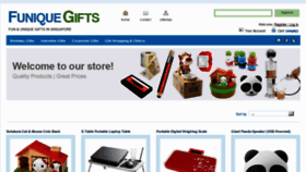 What Funiquegifts.com website looked like in 2012 (11 years ago)