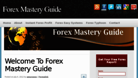 What Forexmasteryguide.com website looked like in 2012 (11 years ago)