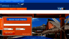 What Famousdestinations.com website looked like in 2012 (11 years ago)