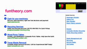 What Funtheory.com website looked like in 2012 (11 years ago)