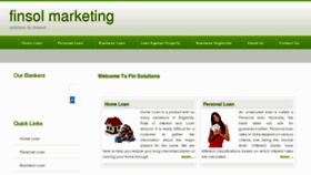What Finsolmarketing.com website looked like in 2012 (11 years ago)