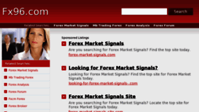 What Fx96.com website looked like in 2012 (11 years ago)