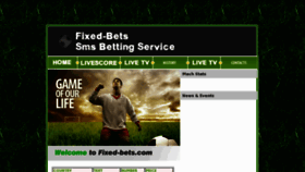 What Fixed-bets.com website looked like in 2012 (11 years ago)