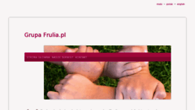 What Frulia.pl website looked like in 2012 (11 years ago)