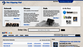 What Flippingpad.com website looked like in 2012 (11 years ago)