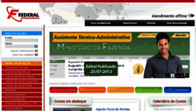 What Federalonline.com.br website looked like in 2012 (11 years ago)