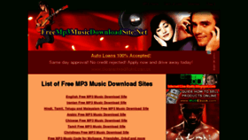 What Freemp3musicdownloadsite.net website looked like in 2012 (11 years ago)