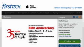 What Firsttech.com website looked like in 2012 (11 years ago)