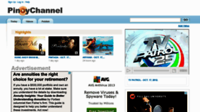 What Filipino-channel.com website looked like in 2012 (11 years ago)