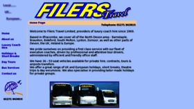 What Filers.co.uk website looked like in 2012 (11 years ago)