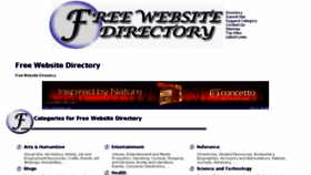 What Free-website-directory.com website looked like in 2011 (13 years ago)