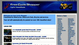 What Freecycleshopper.com website looked like in 2011 (13 years ago)
