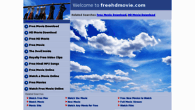 What Freehdmovie.com website looked like in 2012 (11 years ago)