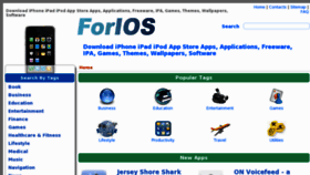 What Forios.net website looked like in 2012 (11 years ago)
