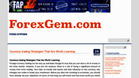 What Forexgem.com website looked like in 2012 (11 years ago)