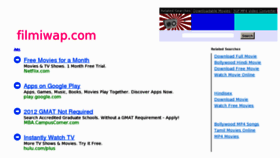 What Filmiwap.com website looked like in 2012 (11 years ago)