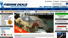 What Fishingdeals.com.au website looked like in 2012 (11 years ago)
