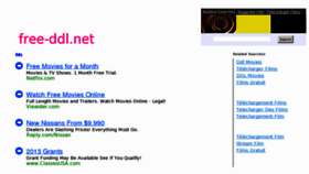 What Free-ddl.net website looked like in 2012 (11 years ago)