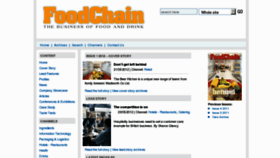 What Foodchain-magazine.com website looked like in 2012 (11 years ago)
