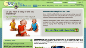 What Freegifts4kids.com website looked like in 2012 (11 years ago)