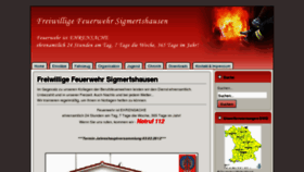 What Ff-sigmertshausen.de website looked like in 2012 (11 years ago)