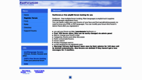 What Fanforum.cc website looked like in 2012 (11 years ago)
