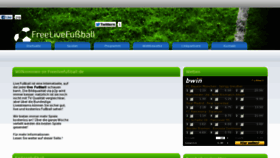 What Freelivefussball.de website looked like in 2012 (11 years ago)