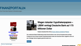 What Finanzportal24.info website looked like in 2012 (11 years ago)