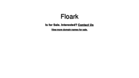 What Floark.com website looked like in 2012 (11 years ago)