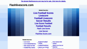 What Flashlivescore.com website looked like in 2013 (11 years ago)