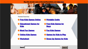 What Freekids.com website looked like in 2013 (11 years ago)