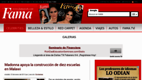 What Fama.us website looked like in 2013 (11 years ago)