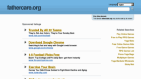 What Fathercare.org website looked like in 2013 (11 years ago)