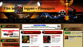 What Filmespolc.hu website looked like in 2013 (11 years ago)