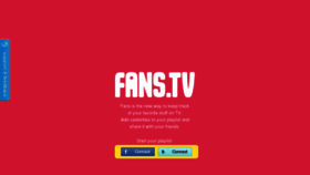 What Fans.tv website looked like in 2013 (11 years ago)