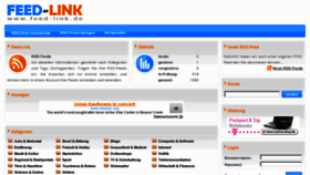 What Feed-link.de website looked like in 2013 (11 years ago)
