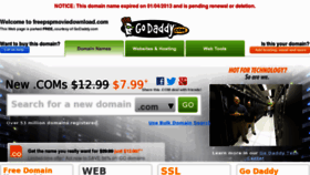 What Freepspmoviedownload.com website looked like in 2013 (11 years ago)