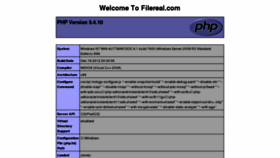 What Filereal.com website looked like in 2013 (11 years ago)