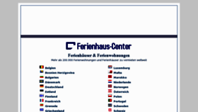 What Ferienhaus-center.de website looked like in 2013 (11 years ago)