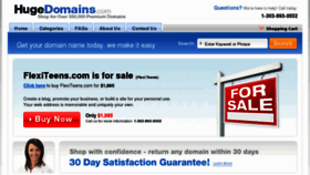 What Flexiteens.com website looked like in 2013 (11 years ago)
