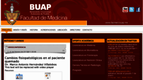What Facmed.buap.mx website looked like in 2013 (11 years ago)