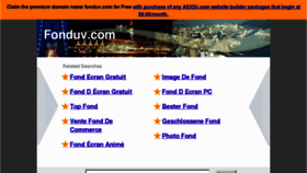 What Fonduv.com website looked like in 2013 (11 years ago)