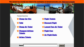 What Flyinn.com website looked like in 2013 (11 years ago)