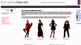 What Fancydressheaven.co.uk website looked like in 2013 (11 years ago)