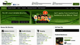 What Freeindex.co.uk website looked like in 2013 (11 years ago)