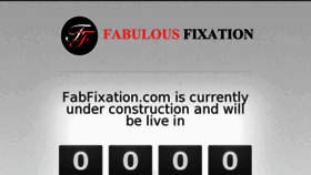 What Fabfixation.com website looked like in 2013 (11 years ago)