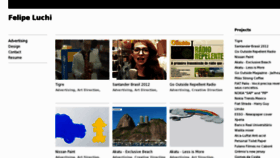 What Felipeluchi.com website looked like in 2013 (11 years ago)