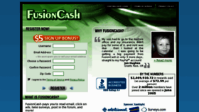 What Fusioncash.net website looked like in 2013 (11 years ago)